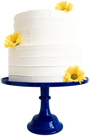עמדת עוגת פלסטיק כחולה מלכותית 11 מעמד עוגת חתונה מלמין | עוגה יפה עומדת לשולחן קינוח | מגשי